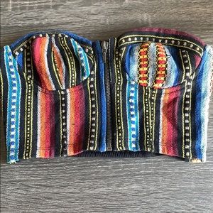 Mexican blacken tube top